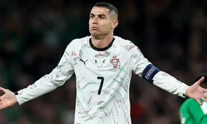 رونالدو طُرد للمرة الأولى في مسيرته في خسارة البرتغال الصادمة